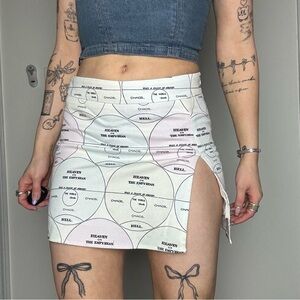 Peppermayo Exclusive Star Crossed Mini Skirt Size 4